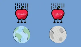 Free fall: Heavier vs. Lighter objects